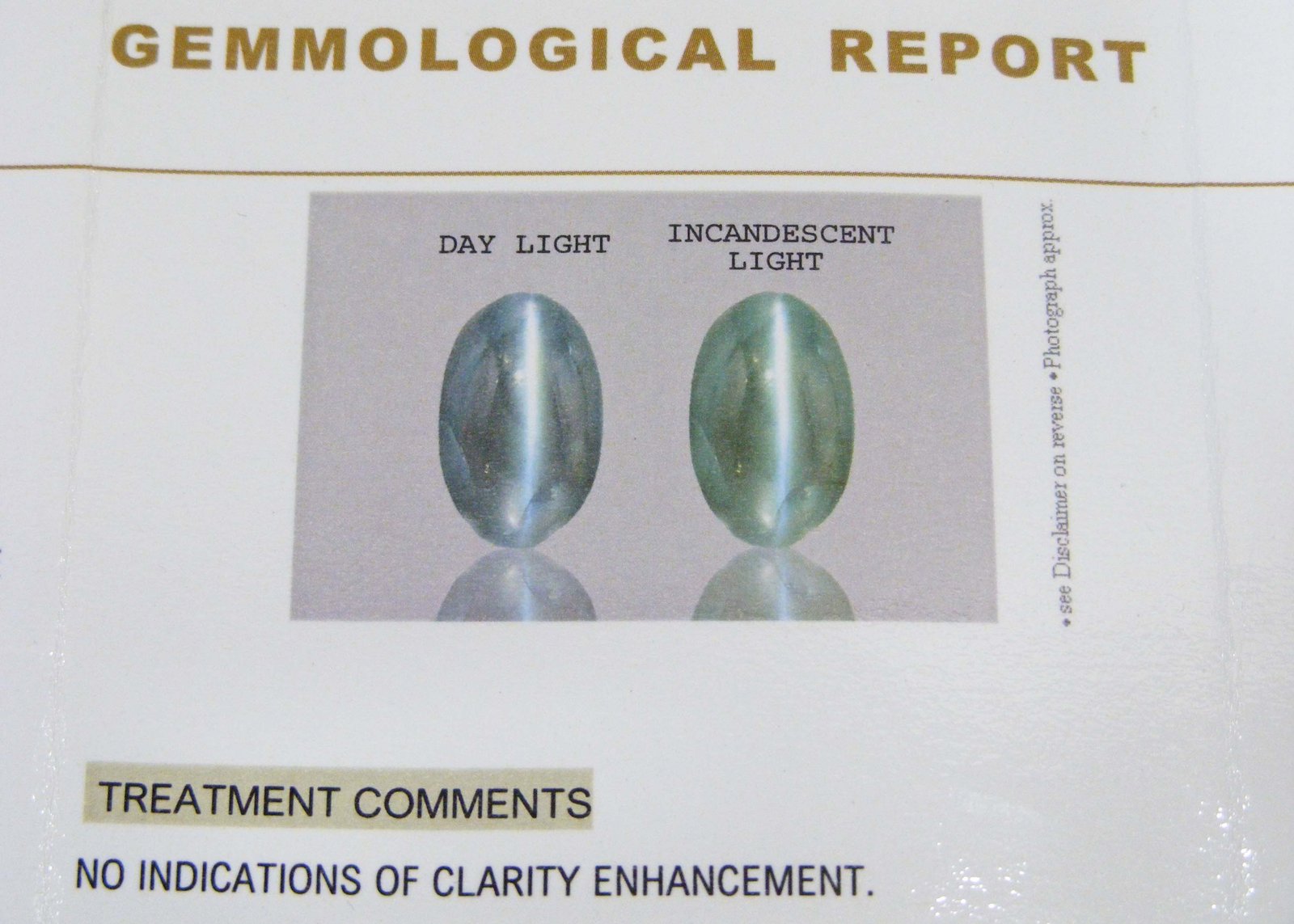 Natural Alexandrite Cat's Eye