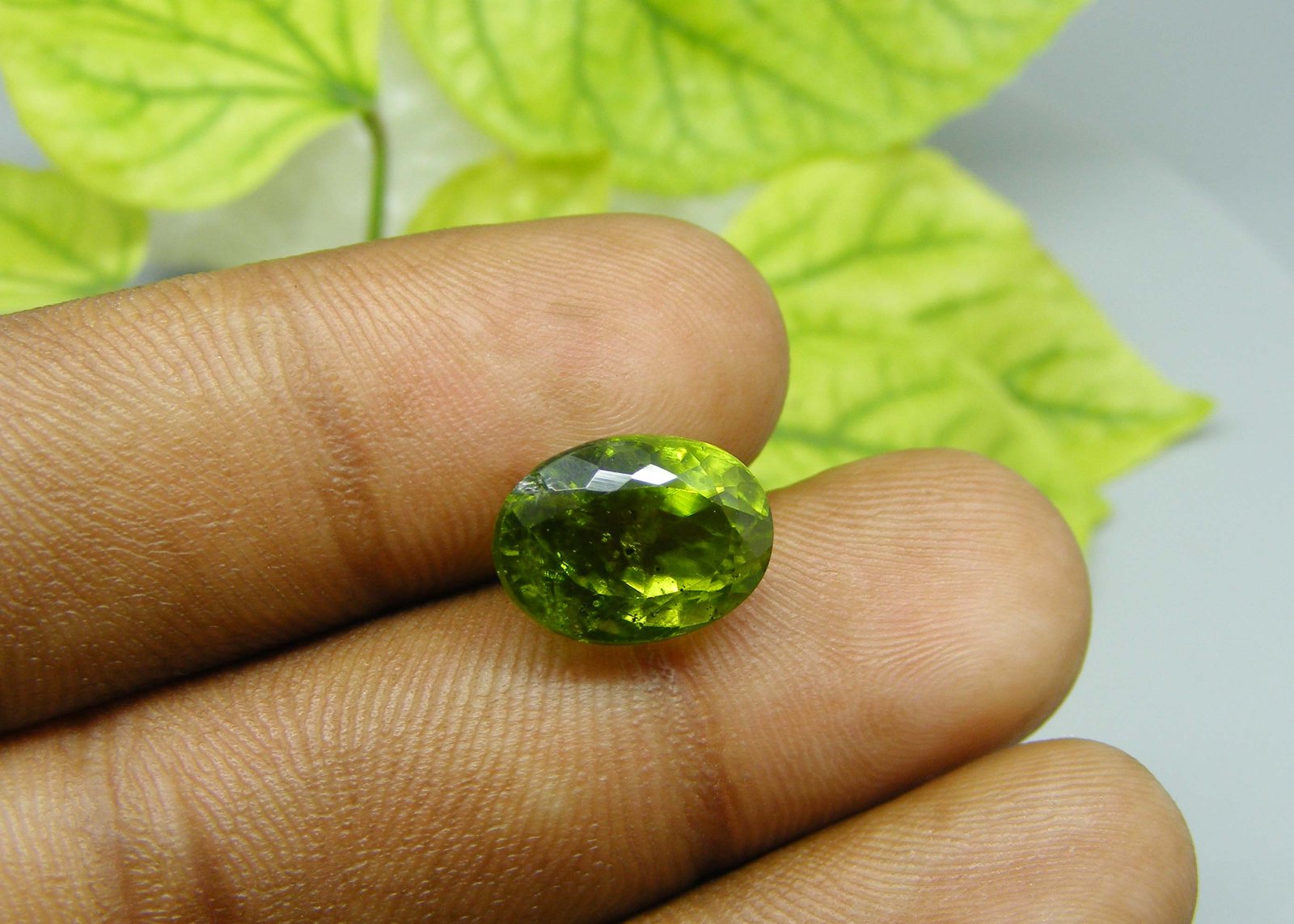 Natural Certified Peridot 6.41 Carat