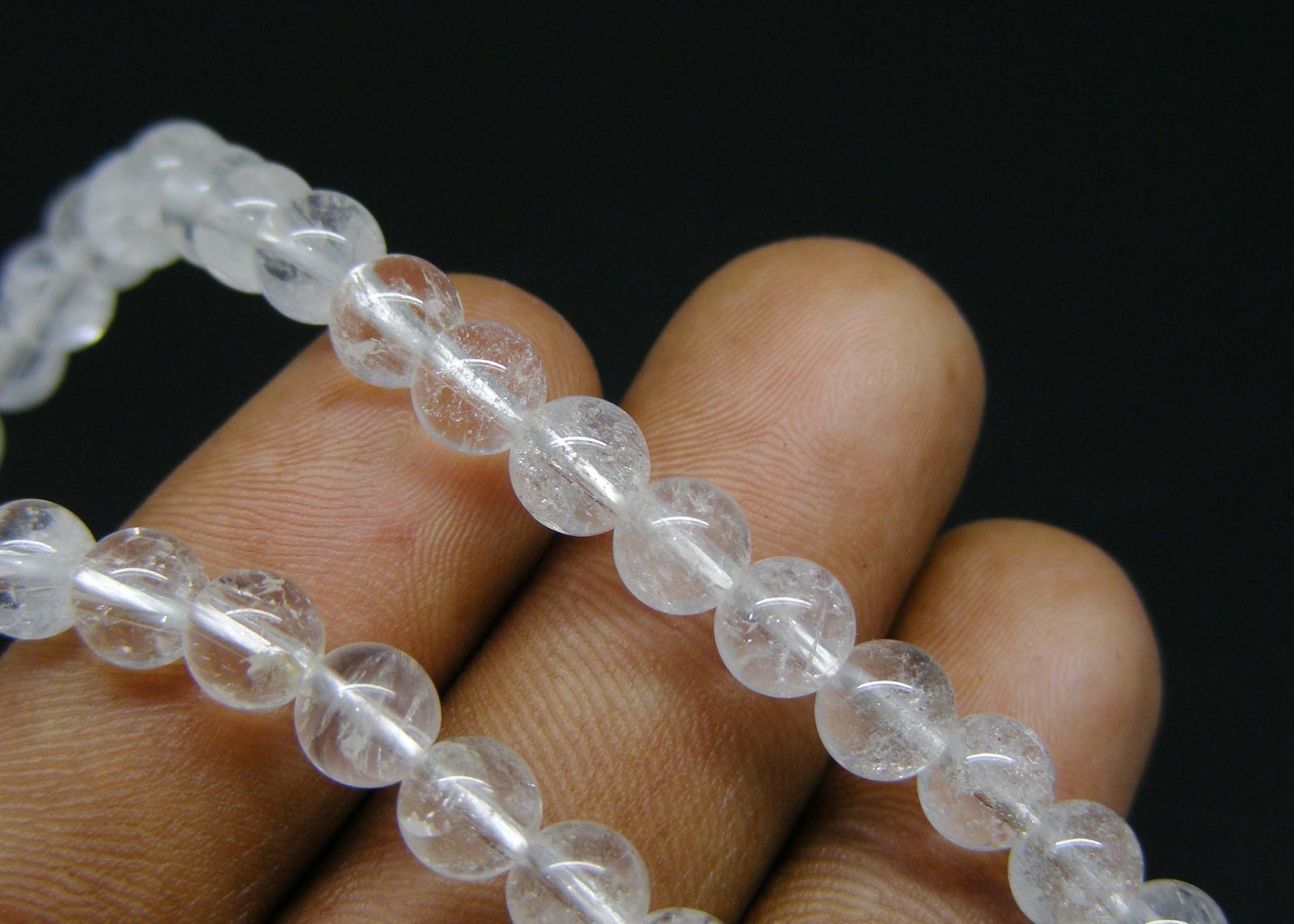 Natural Sphatik 6mm Mala